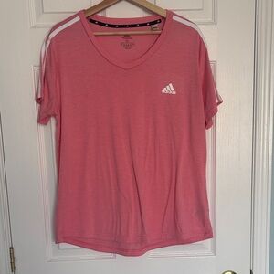 Adidas pink Aeroready tshirt